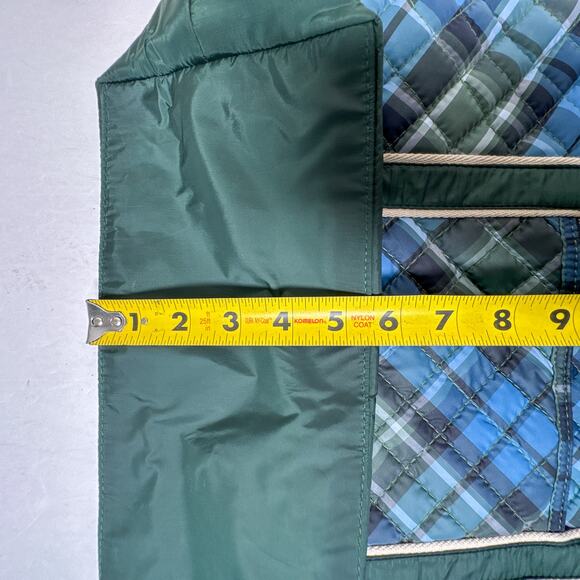 Lands’ End Quilted Plaid Tote Medium Bag - Picture 13 of 13